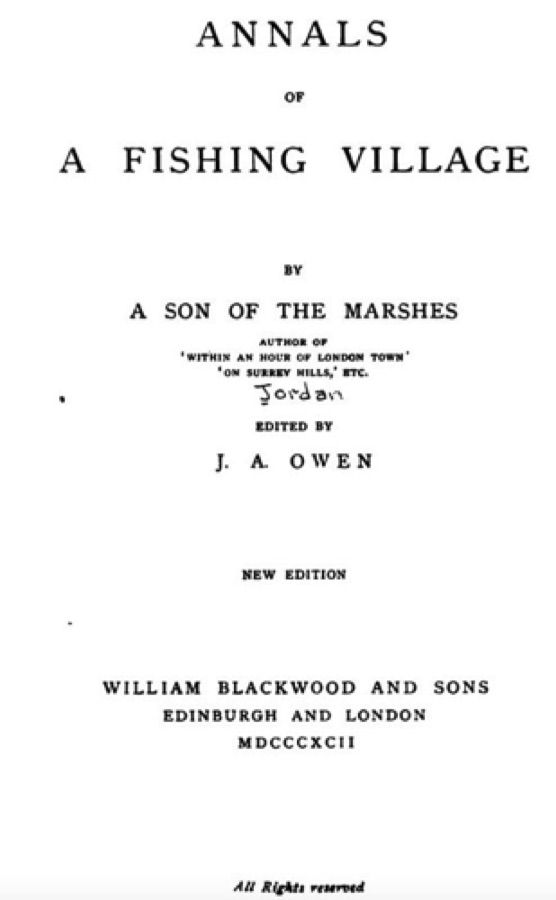 Annals of a Fishing Village
 1892